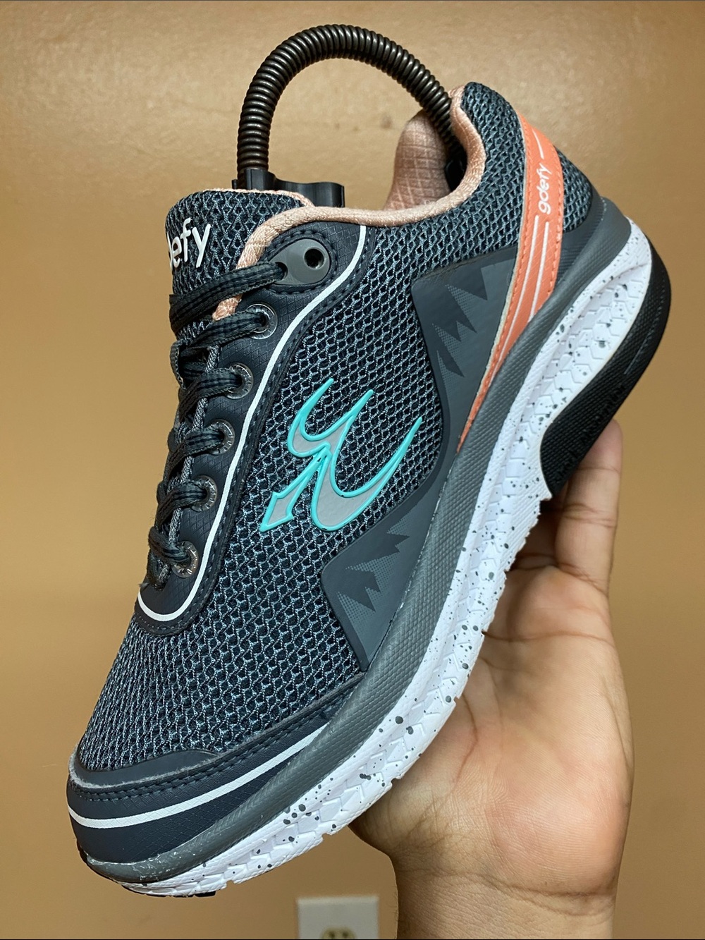 Gravity Defyer G-Defy Mighty Walk Women's Walking Sneakers “Gray Salmon” Size 7 - Picture 9 of 17